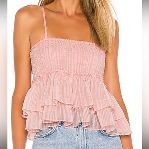 BB Dakota pink tank top